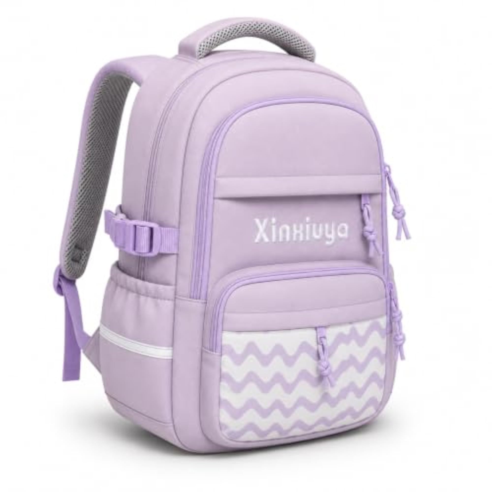Stylish Backpack for Girls, 18 Inch Water Resistant School Bag